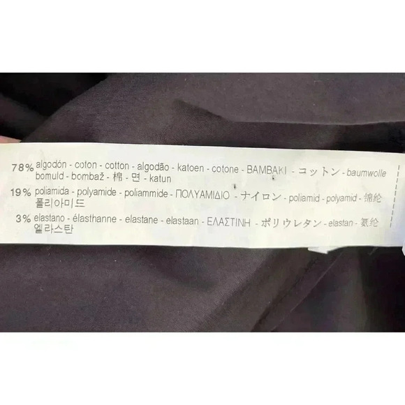 Zara Basic Women's Long Bell Sleeve Ruffle Blouse Size Small Black White - Picture 5 of 7